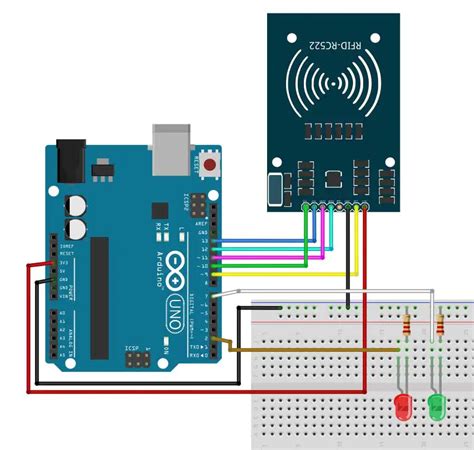 passive rfid tag breadboard|rfid with access control.